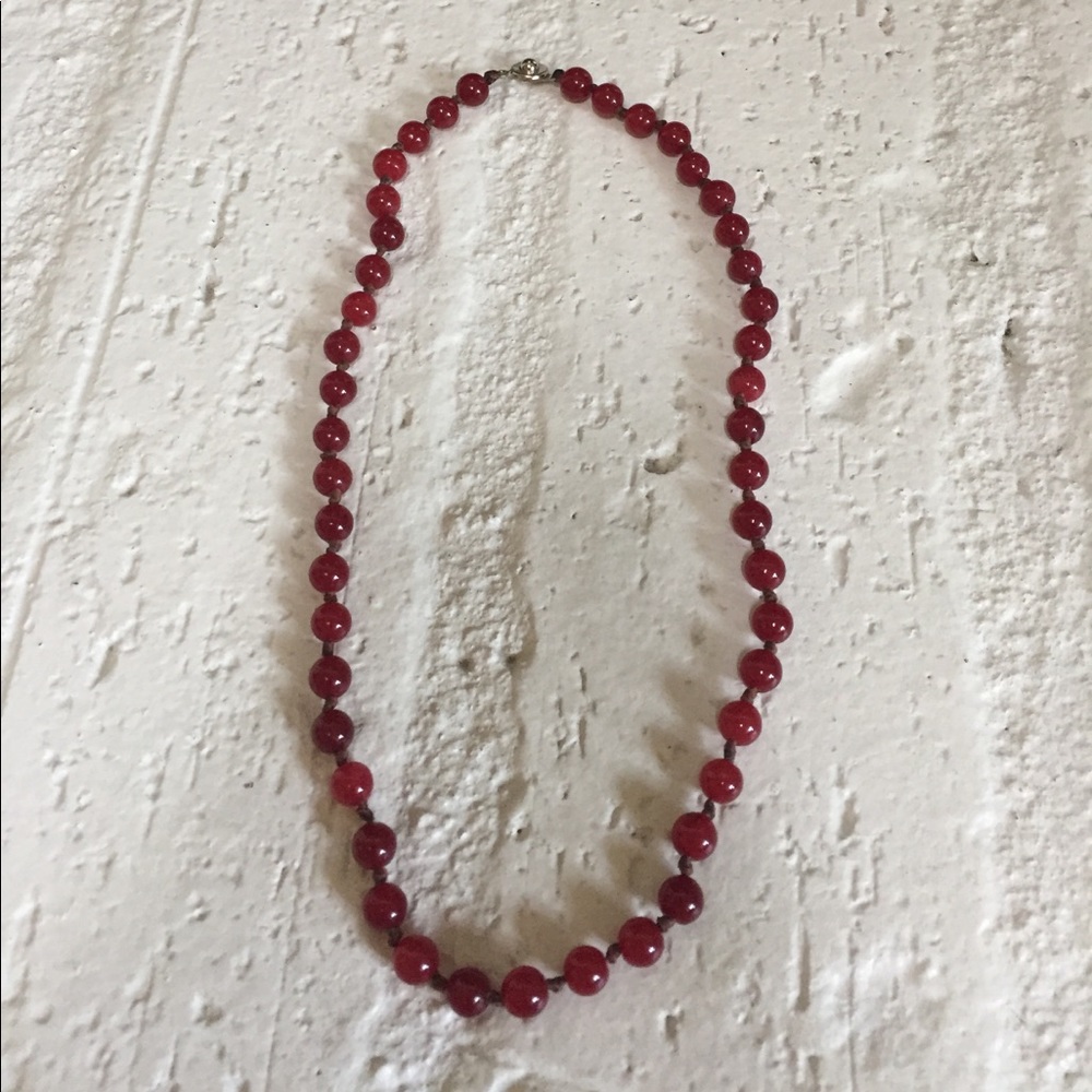 NWOT Natural Tourmaline Beaded Necklace